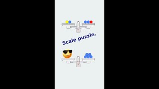 CAN YOU BALANCE THE SCALE A SCALE PUZZLE - MATH TEASER #shorts #puzzle #brainteaser