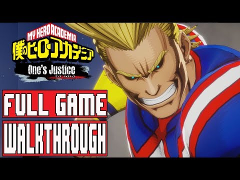 MY HERO ONE'S JUSTICE Gameplay Walkthrough Part 1 Full Game - No Commentary (Hero Campaign)