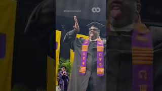 Shaquille O'Neal Receives His Masters Degree And Throws Shade At Charles Barkley