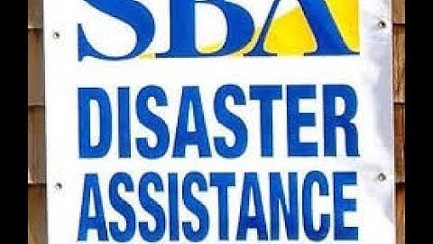 SBA Disaster Loan Program FAQ