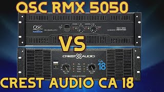 QSC RMX 5050  VS  CREST AUDIO CA 18 PRUEBA DE SONIDO✨