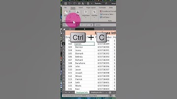 Microsoft Excel Keyboard Shortcuts - Lesson 2