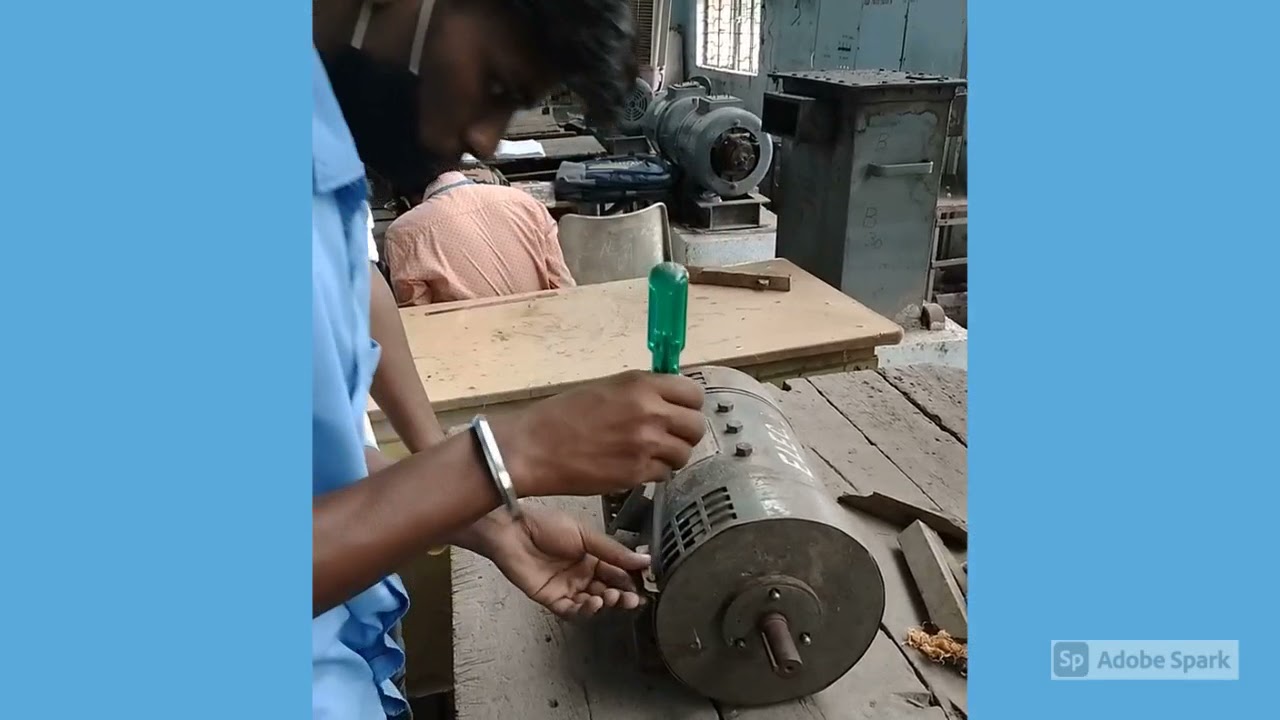 DISMANTLING of DC MACHINE