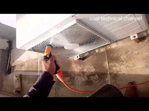 How to service air conditioner out side unit.DC inverter DAIKIN Split type Ac outdoor unit service./