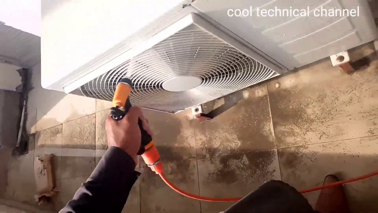 How to service air conditioner out side unit.DC inverter DAIKIN Split