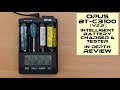 Opus bt  c3100 v22 smart battery charger review  test