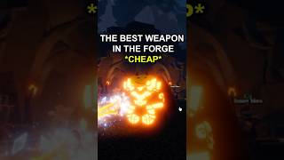 The Best Weapon RECIPE *HIGHEST DPS* Roblox Forge #forge #roblox #RobloxForge #shorts