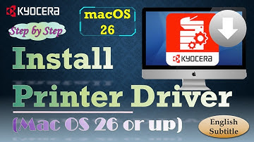 Kyocera｜MacBook ⚡ Printerverbinding en standaard zwart-witafdrukken｜MacOS 26 ⚡ Printerverbinding ...