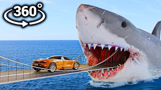 360° Megalodon Shark Attack