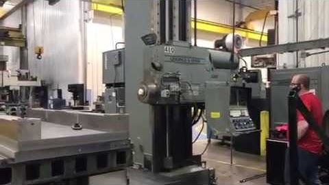 Giddings & Lewis G50T CNC Horizontal Boring Mill
