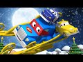 Christmas cartoon ! The Grinch and Carl the Super Truck - Car City ! Trucks Cartoon for kids