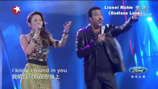 Video thumbnail of "Chinese Idol Finale - Lionel Richie & 李玟CoCo Lee《Endless Love》"