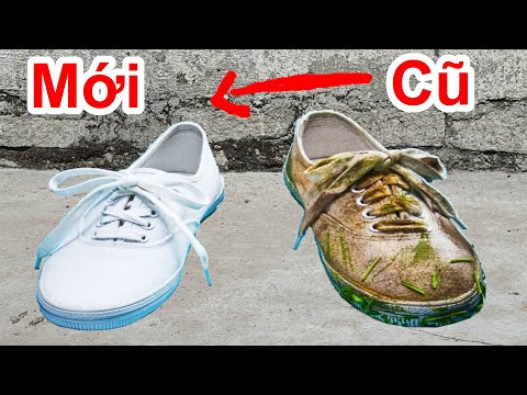 Cách Biến Giầy Cũ Thành Giầy Mới Trong 20 Giây Cực Hay / Mẹo Đánh Bóng Giầy Da.how to renew old shoe