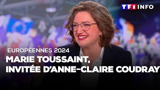 Européennes 2024 : Marie Toussaint, tête de liste écologiste, invitée d'Anne-Claire Coudray