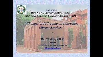 Changes of ICT going on Innovative Library Services