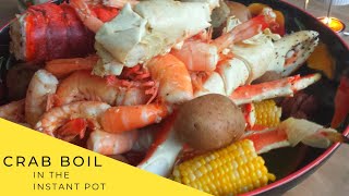 Tender Crab Legs and Shrimp in One Instant Pot