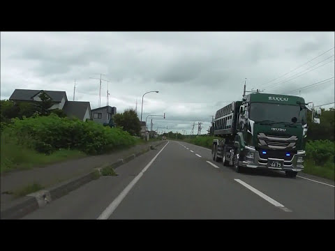遠別町　道の駅　富士見～幌延ビジターセンター　走行動画　車中泊　北海道の旅　2017　Ｎｏ.195