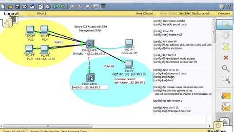 Configure a Cisco Switch for SSH Access  Part 3 username   ssh client   Free Computer Science Video