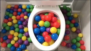 Will It Flush? - 100 Plastic Balls