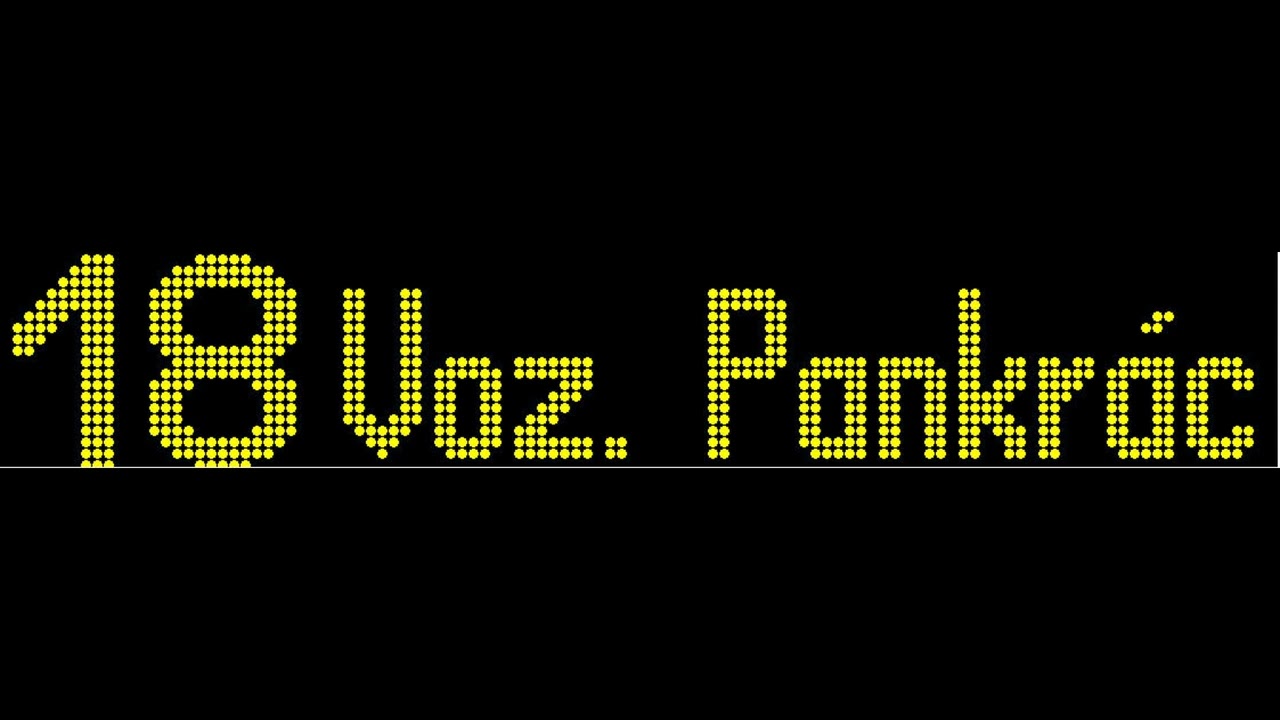 (Audio Hlášení) Linka 18 Nádraží Podbaba - Vozovna Pankrác