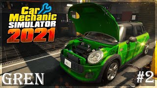 МОЙ ПЕРВЫЙ РЕМОНТ ДВИГАТЕЛЯ!  Это Жопа!!!!!! (Car Mechanic Simulator 2021#2 )