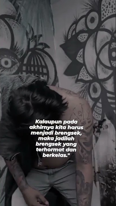 Kalo baru nakal nggak usah pamer, nanti diketawain sama para bangsat yang udah insyaf.'