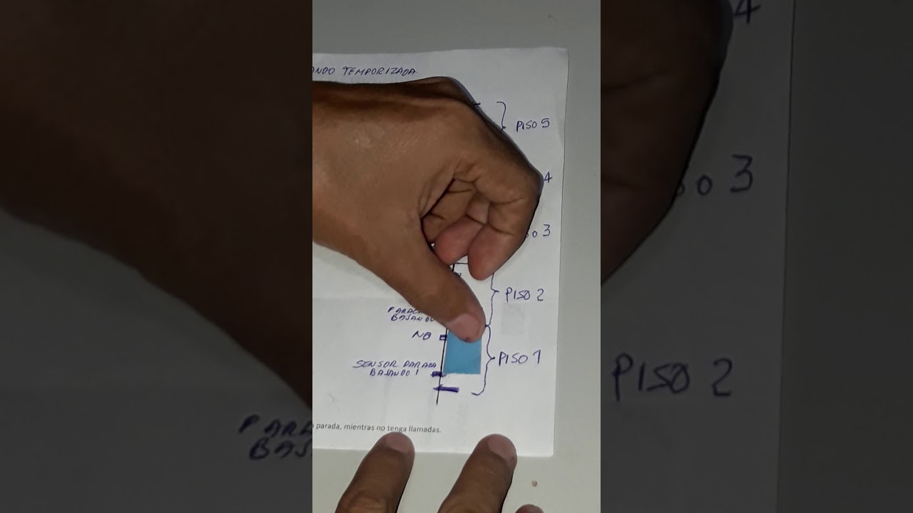 SENSORES DE PARADA EN  UN ASCENSOR