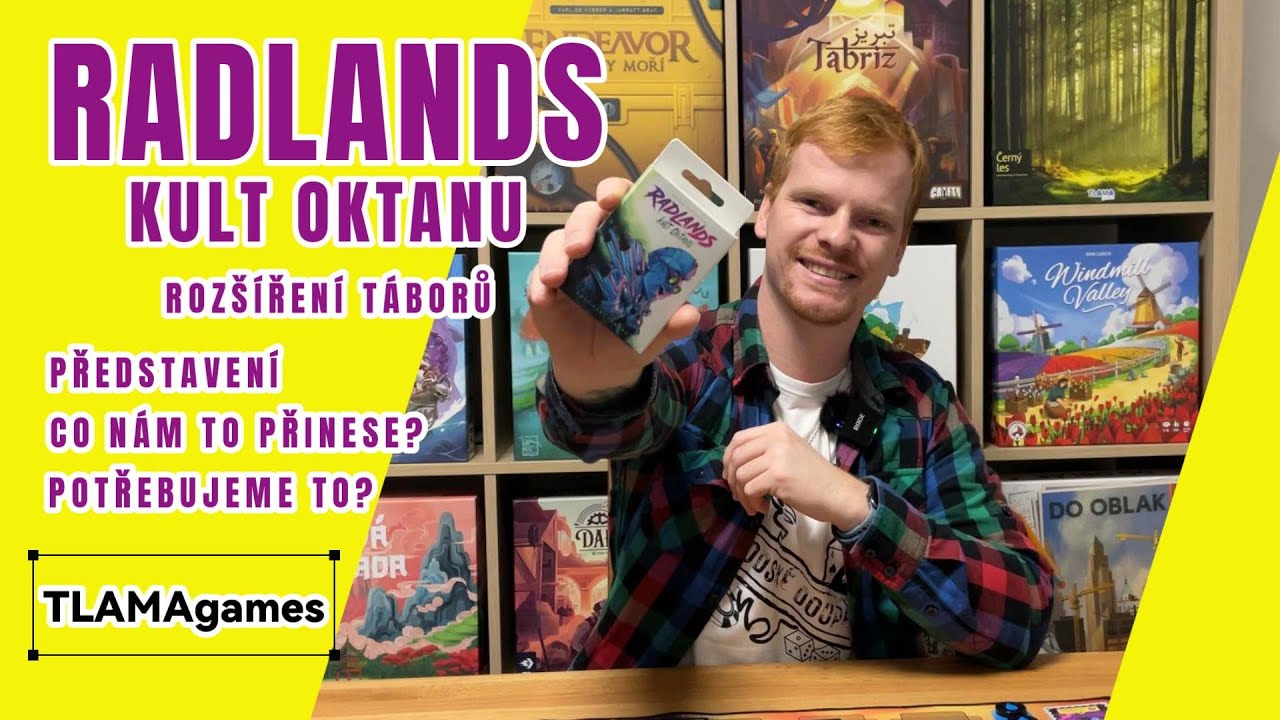 RADLANDS: KULT OKTANU (rozšíření táborů) - TLAMAgames (Představení, Potřebujete to? za mě ANO)