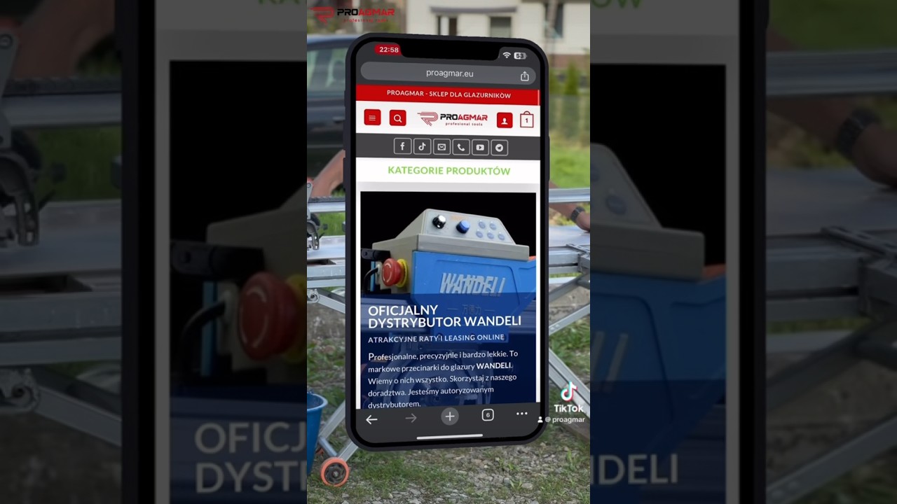 Przecinarka do płytek WANDELI by