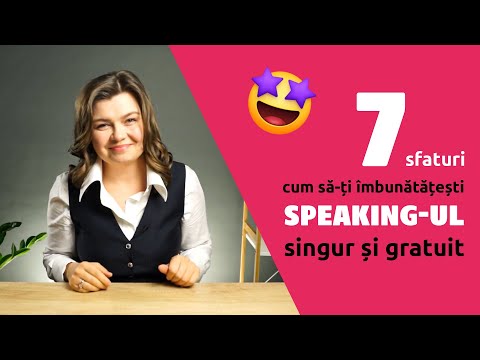 Video: Cum Să îți îmbunătățești Singur Engleza Conversațională