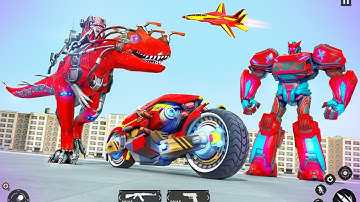 Dino Robot Car Game:Flying Robot transforming game Game Zee Gameplay