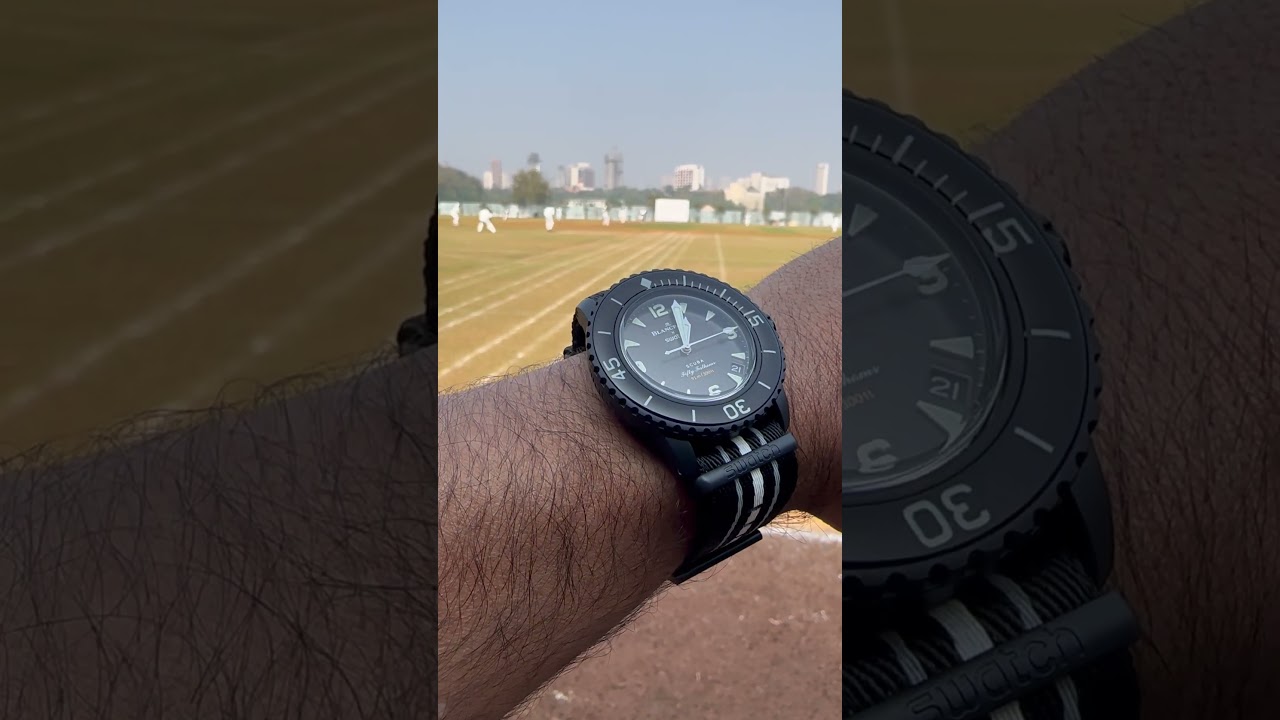 Blancpain x Swatch Ocean of Storms at the Cricket Match 