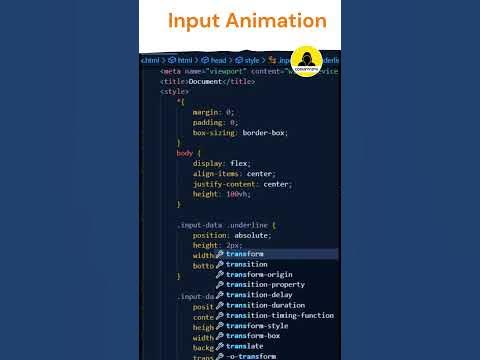 Make Input Animation || HTML & CSS 🔥 - YouTube