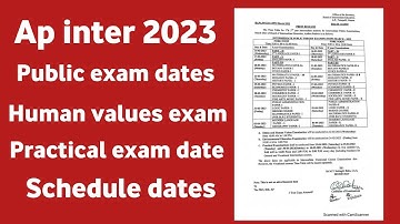 ap inter exams 2023 timetable | ap inter 2023 exam date | ap Inter 2023 Big update