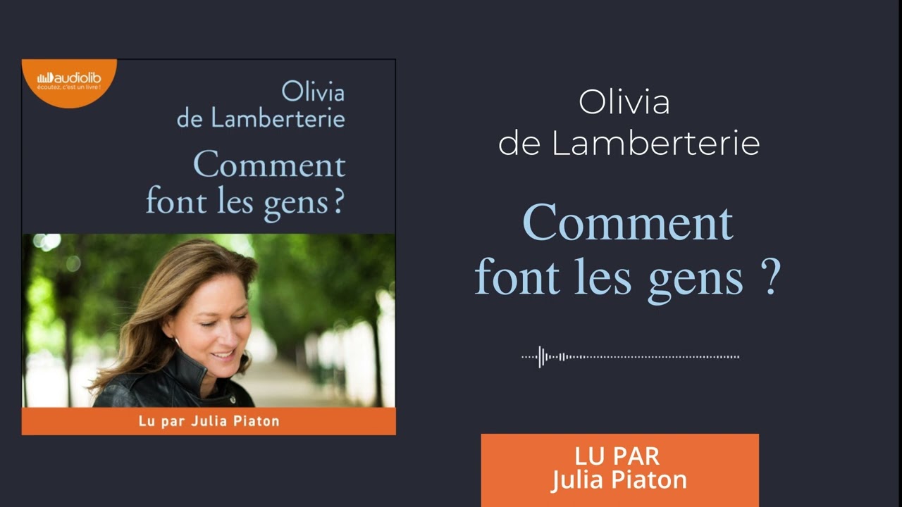 Jean Marc Piaton Et Olivia De Lamberterie