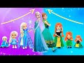 Elsa and Anna Growing Up / 37 Frozen DIYs for Dolls