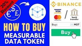 How to buy Measurable Data Token (MDT) ✅ Step-by-Step Tutorial [0.08% fees]