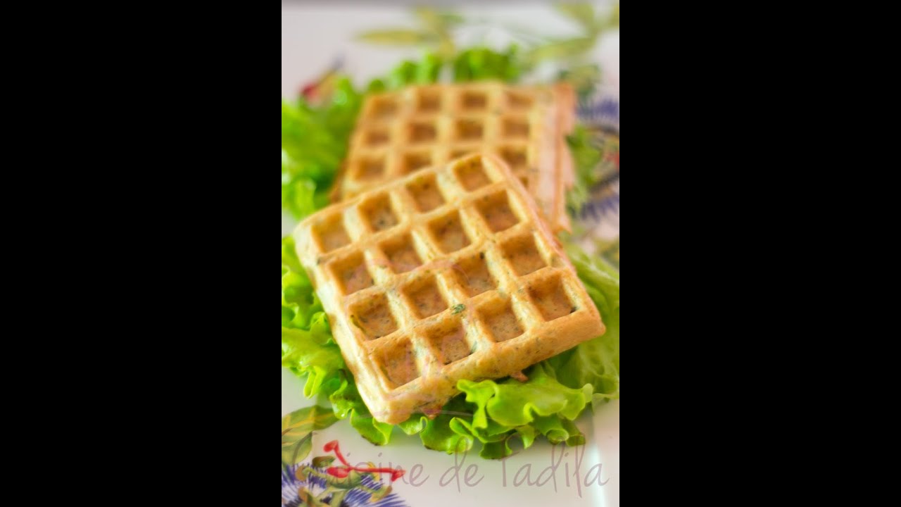 Gaufres aux pommes de terre, Potato Waffles, وافل بالبطاطس