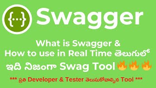 What is Swagger & How to use In Telugu || Swagger Tutorials for beginners