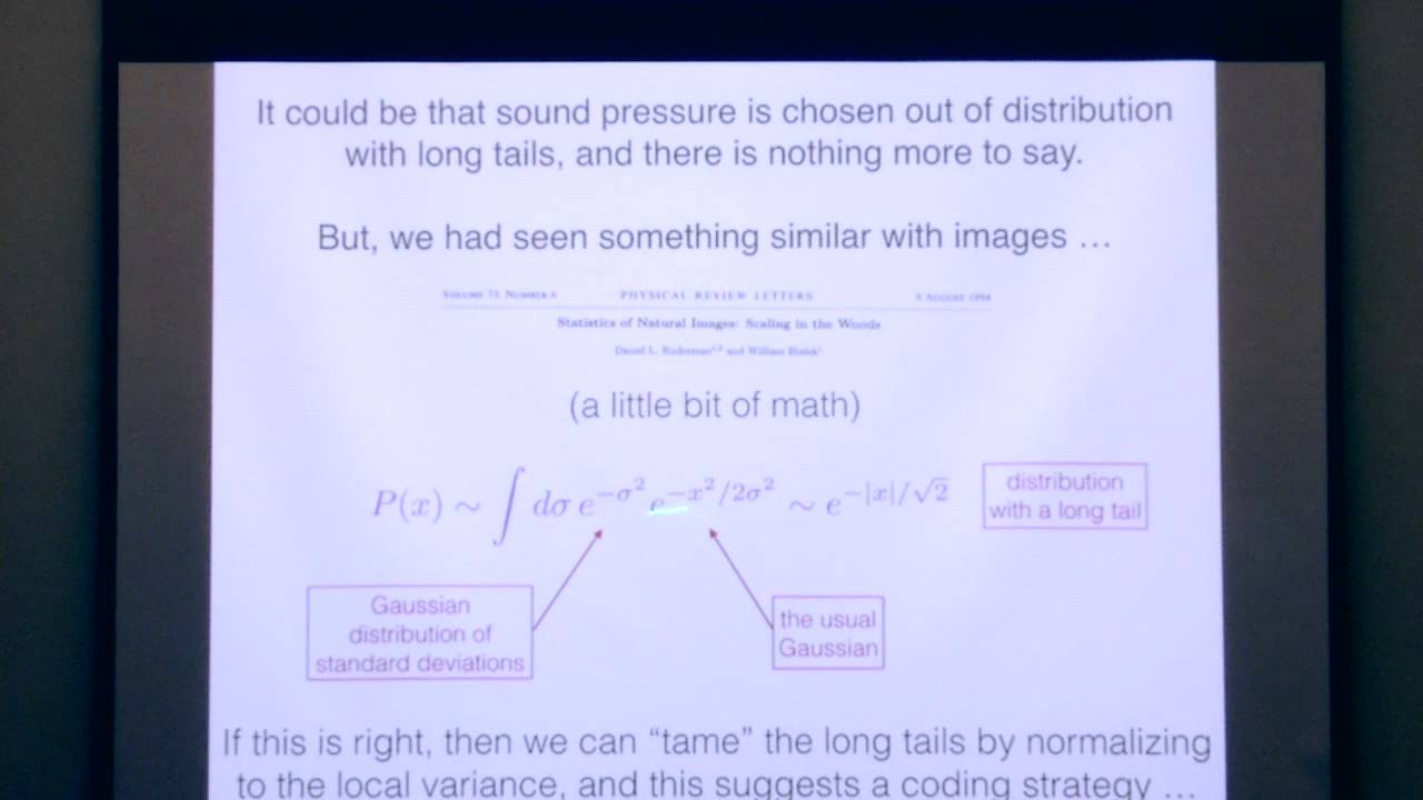 Allison J. Doupe Memorial Symposium - William Bialek, PhD