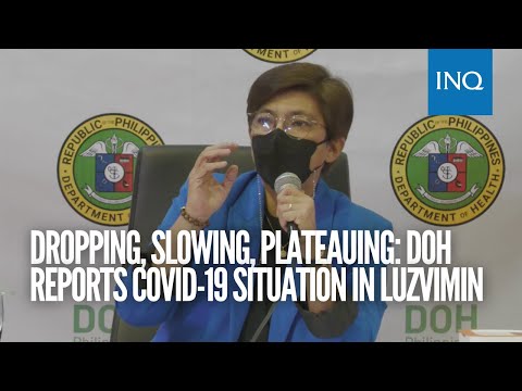 DOH notes COVID-19 case decline in Luzon, slow upward trend in Visayas, plateau in Mindanao