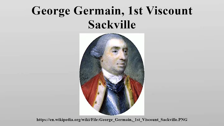 George Germain, 1st Viscount Sackville