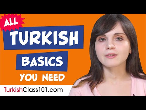 Learn Turkish Today - ALL the Turkish Basics for Absolute Beginners