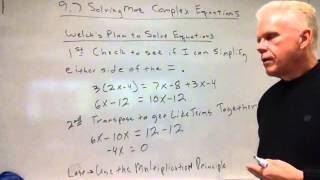 9.7 Solving More Complex Equations