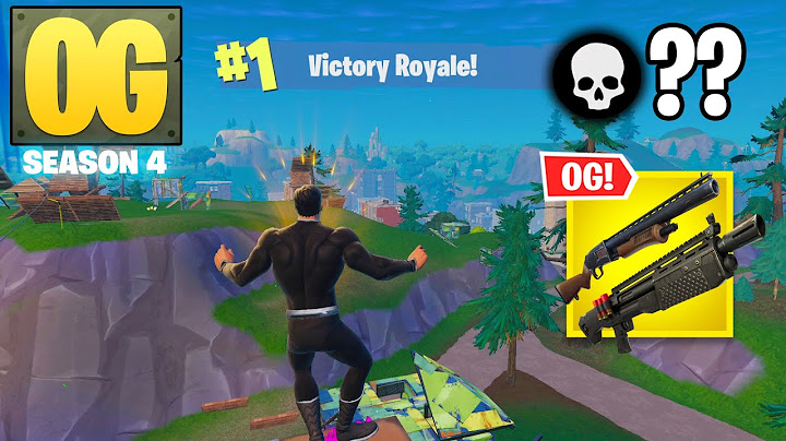 Fortnite OG Season 4 | High Kill Solo Win Gameplay (Double Pump)