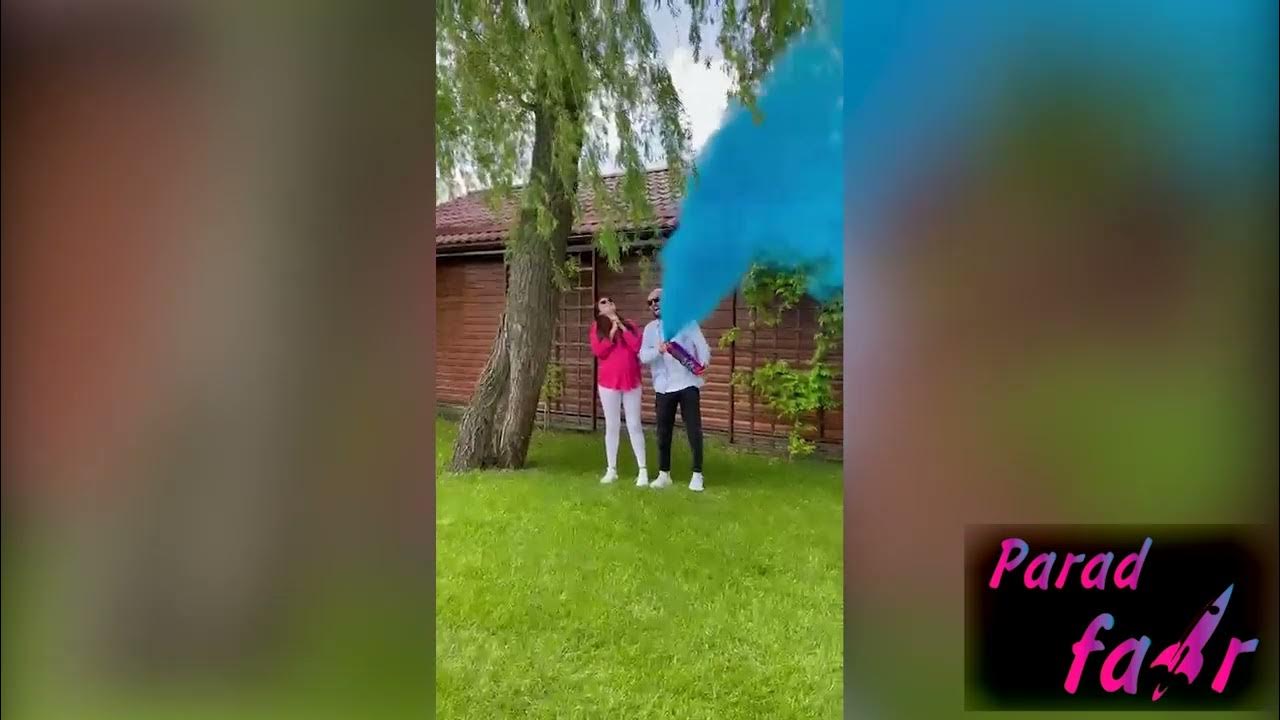 Цветной огнетушитель для Гендер пати - YouTube