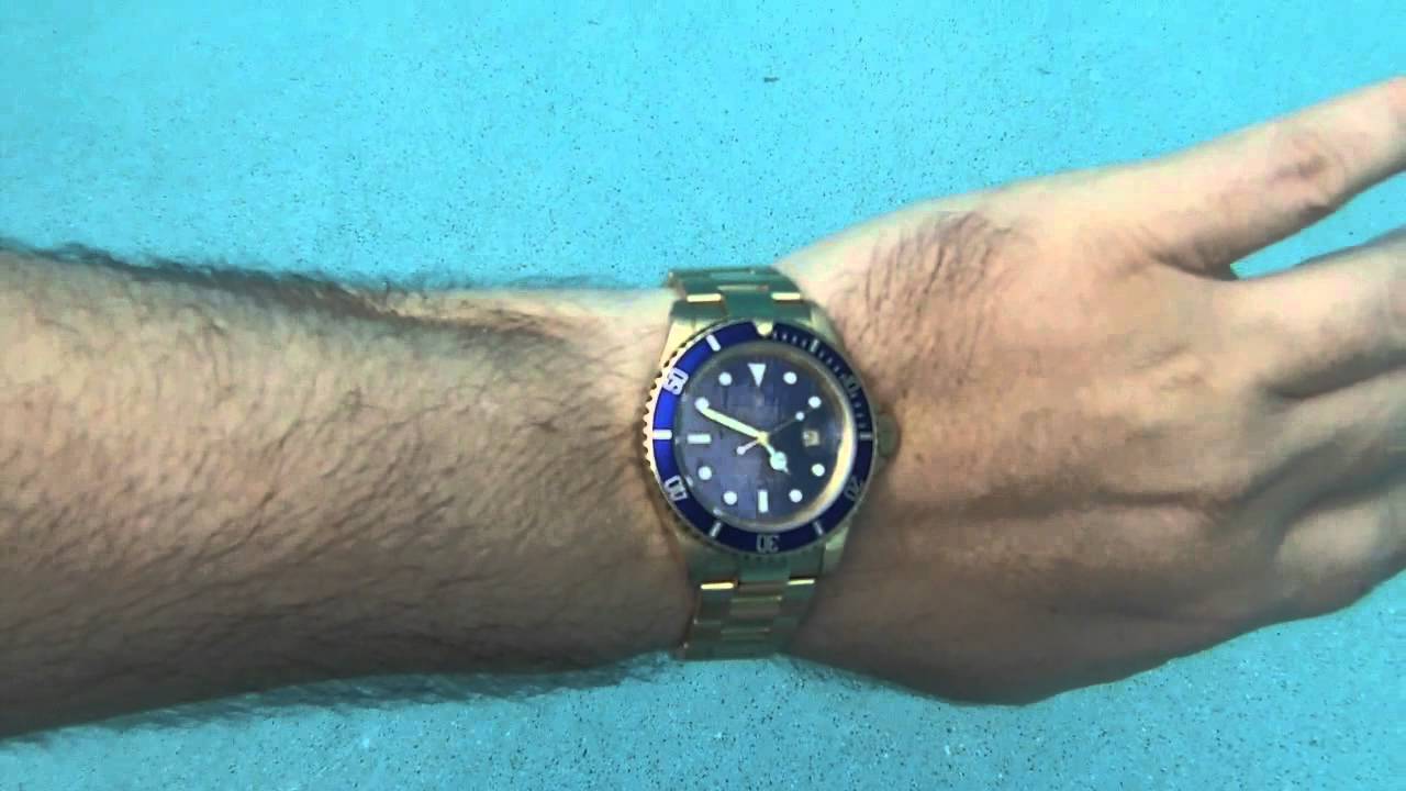 rolex explorer swimming