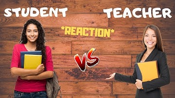 Student Reacting to TEACHER vs Student by Prince Ea