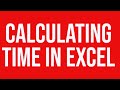 Calculating time in MS-Excel