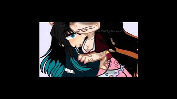 [ 😳 • ☁️MuiNezu💗 • Nezuko💗 x Muichiro☁️ ] #edit#nezukoxmuichiro#demonslayer#gacha#gachashorts#shorts